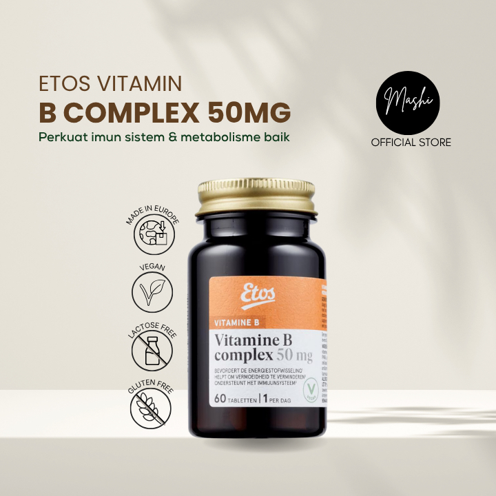 Etos Vitamin B Complex 50 Mg | Vitamin B Kompleks Dewasa | Original Belanda