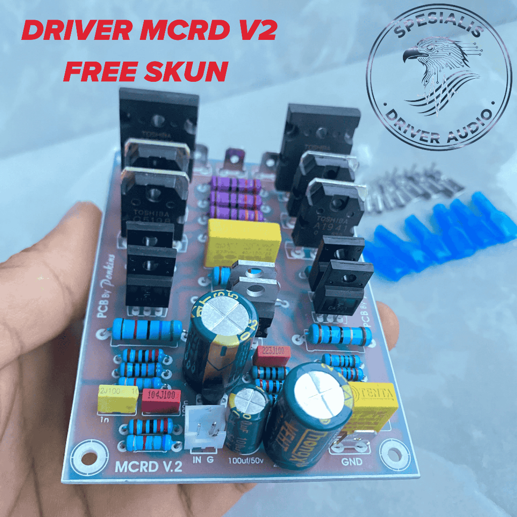 Driver MCRD V2 FR4 | Power Amplifier Subwoofer Bass Kuat Lapangan