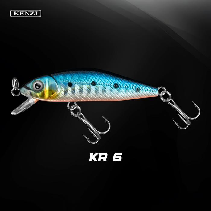 LURE KENZI KRISAN  60mm 4.1gr MINNOW FLOATING Umpan Pancing Tiruan Ikan Mainan AIr Tawar & Laut - Sp
