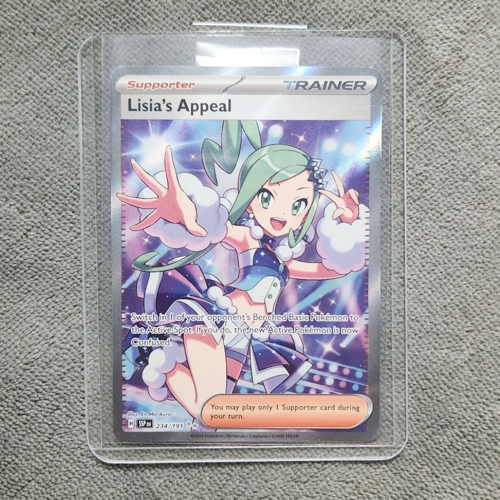 Lisia's Appeal Pokemon Card English [SR] - Original SSP EN Surging Sparks Supporter Trainer TCG Kart