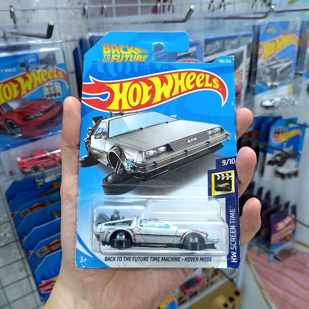 Hot Wheels Back To The Future Time Machine Hover Mode - Hotwheels Original Mattel