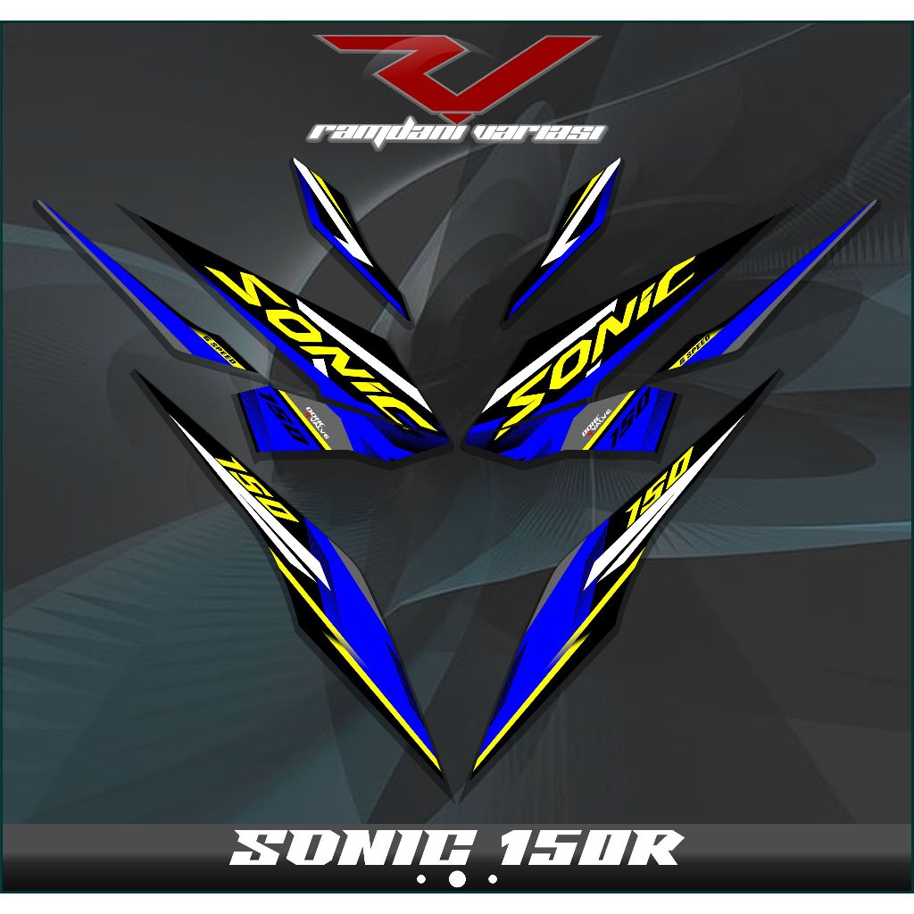 STRIPING HONDA SONIC 150R/STIKER SONIC 150.STRIPING SONIC RS150