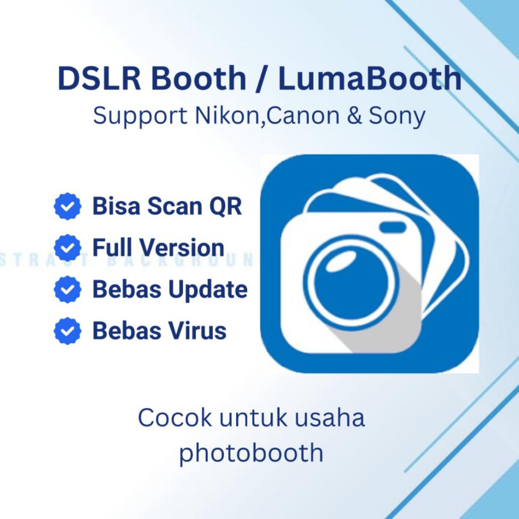 DSLRBooth Software + QR Scan ( 3 Bulan )