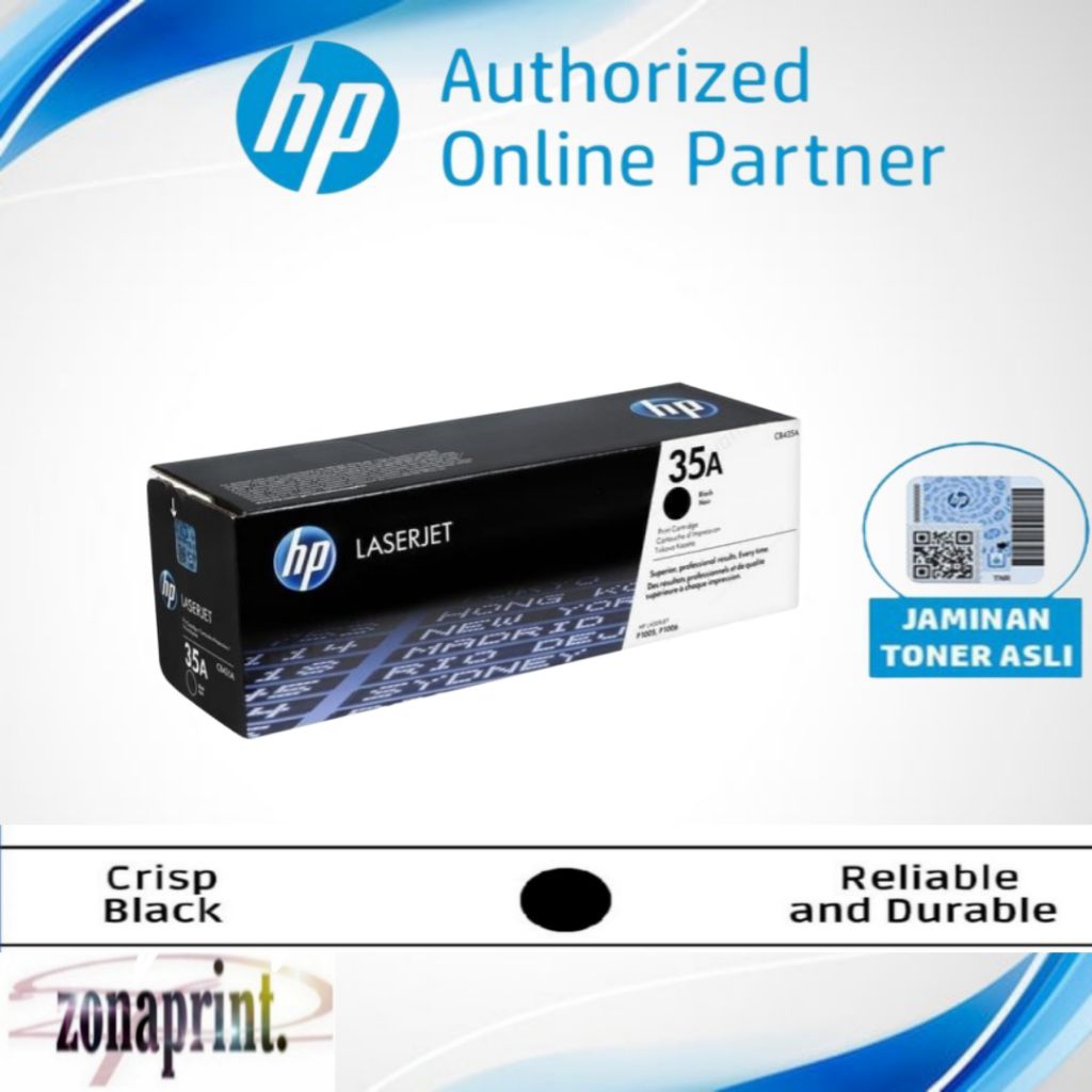 Toner hp laserjet 35A Black Cartridge(CB435A) Toner hp 35A