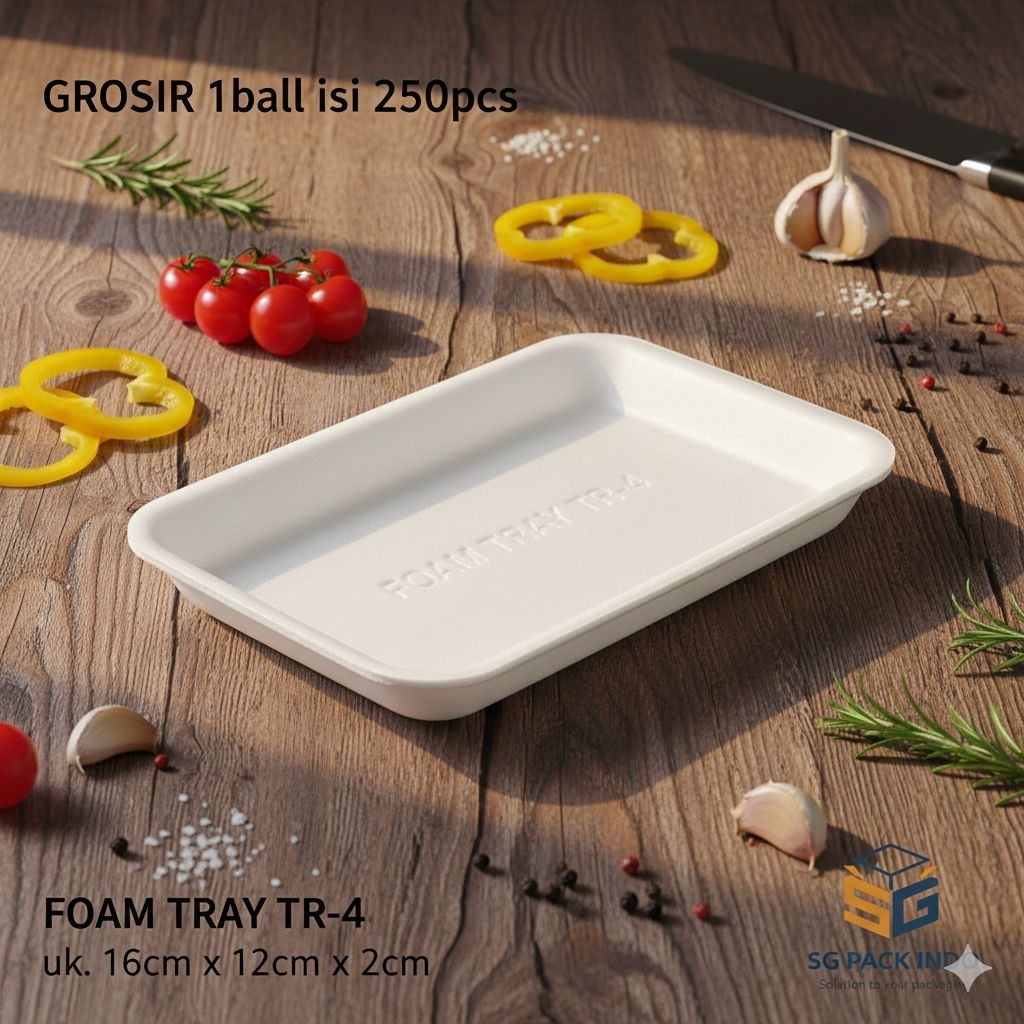 Foam Tray TR-4 (Styrofoam Tray Makanan)