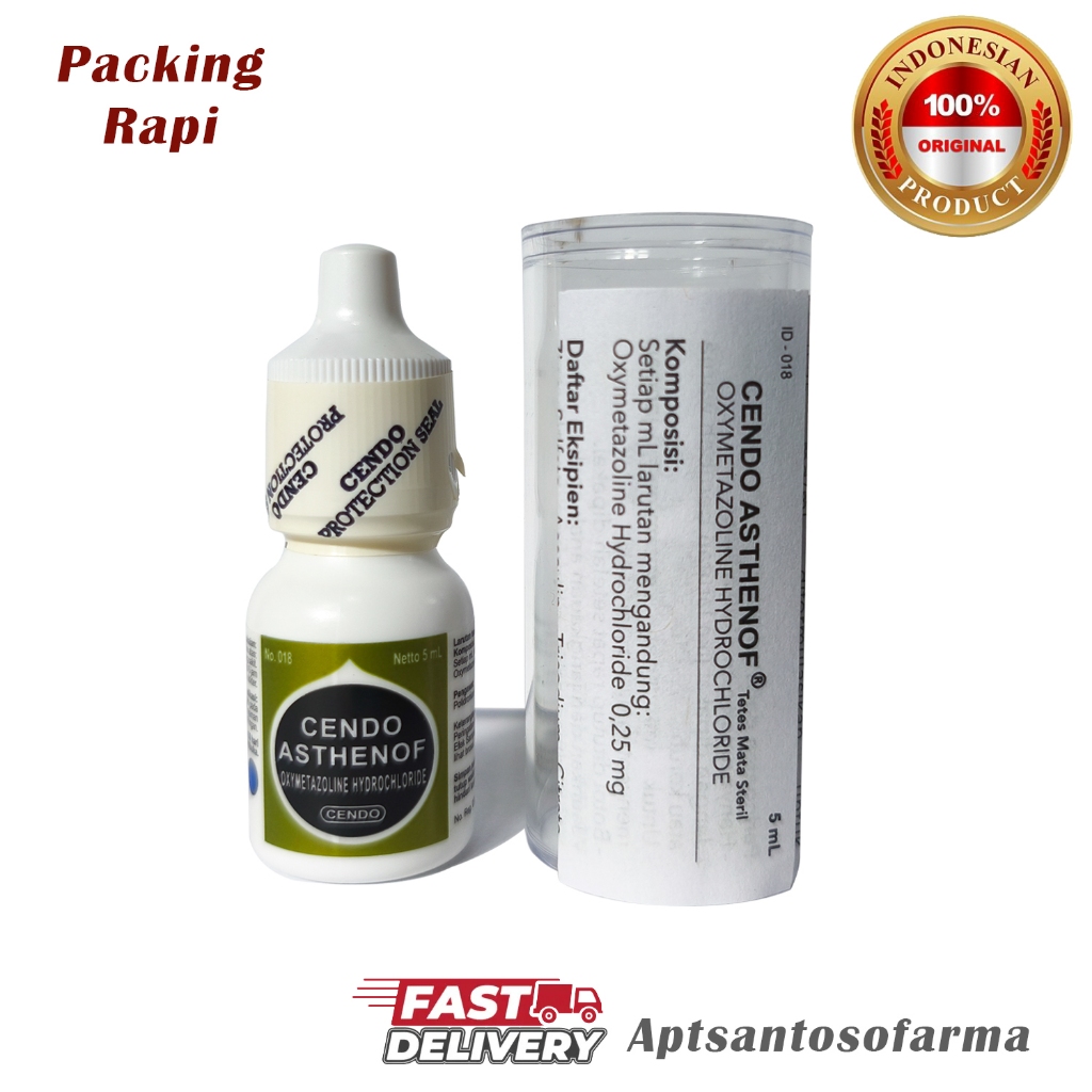 Cendo Asthenof 5ml Original BPOM | Obat Tetes Mata Lelah & Iritasi