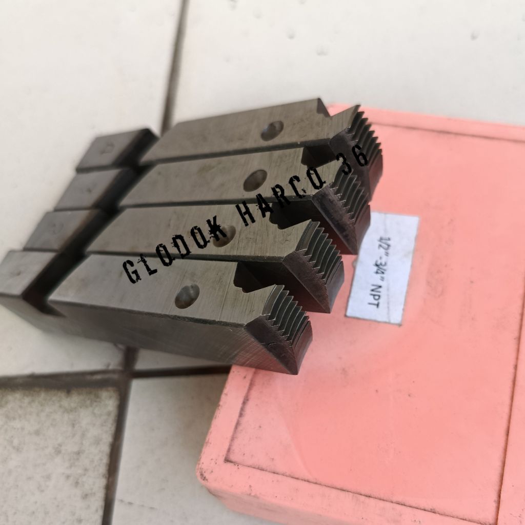 Mata Senai Drat Pipa 1/2 - 3/4 inch NPT model kotak drat kasar