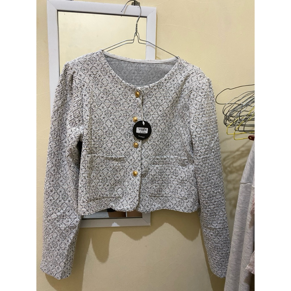 NEW KOREAN BLEZZER TWEED BANGKOK MY SORELLA