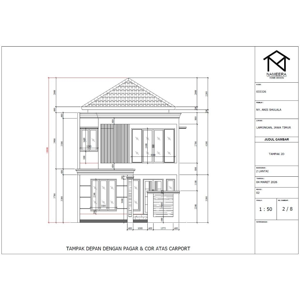Jasa Desain Rumah Termurah | Desain Rumah | Desain Denah 3D Rumah