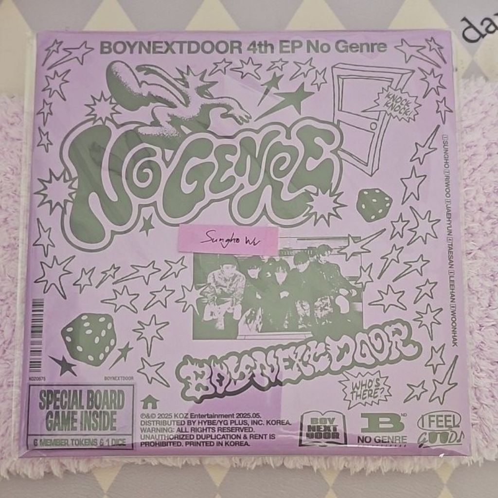 [SUNGHO COVER] NO GENRE BOARD GAME BOYNEXTDOOR ALBUM SET