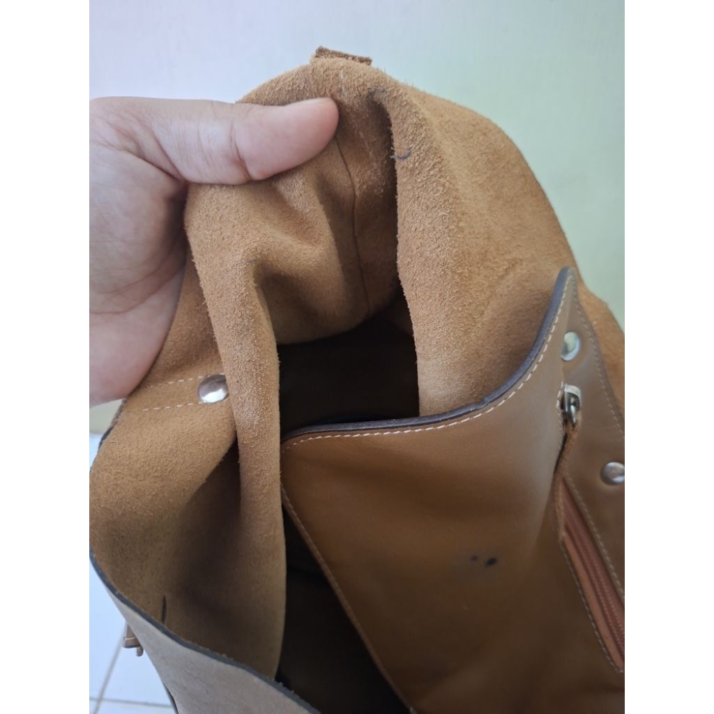 totebag (PRELOVED) kulit asli