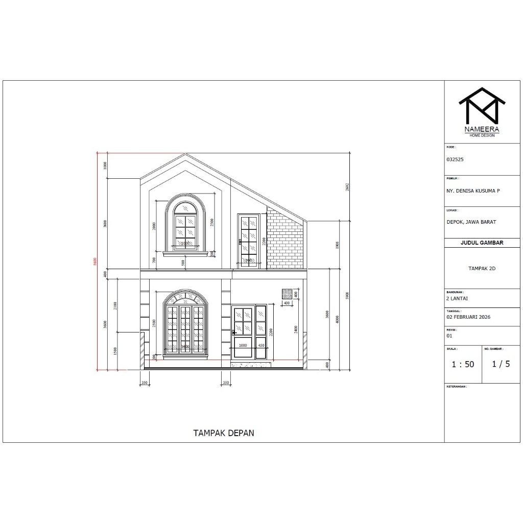 Jasa Desain Rumah Impian | Desain Rumah | Desain Denah 3D Rumah