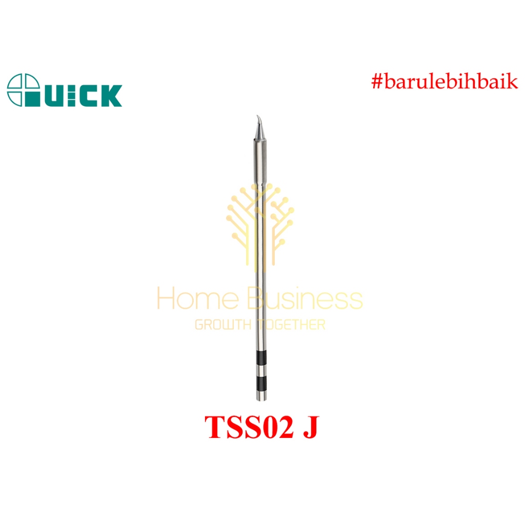 Mata Solder Quick TS1200 TS1200A TSS02-J TSS02J TSS02 J Runcing Bengkok Original Precision Tip