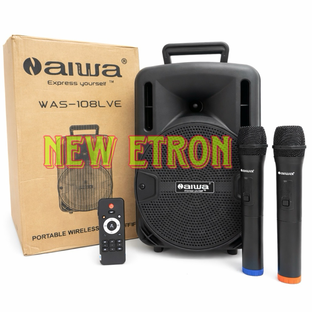 Speaker Bluetooth Aiwa 108lve Original Portable Aiwa 108 lve 8inch