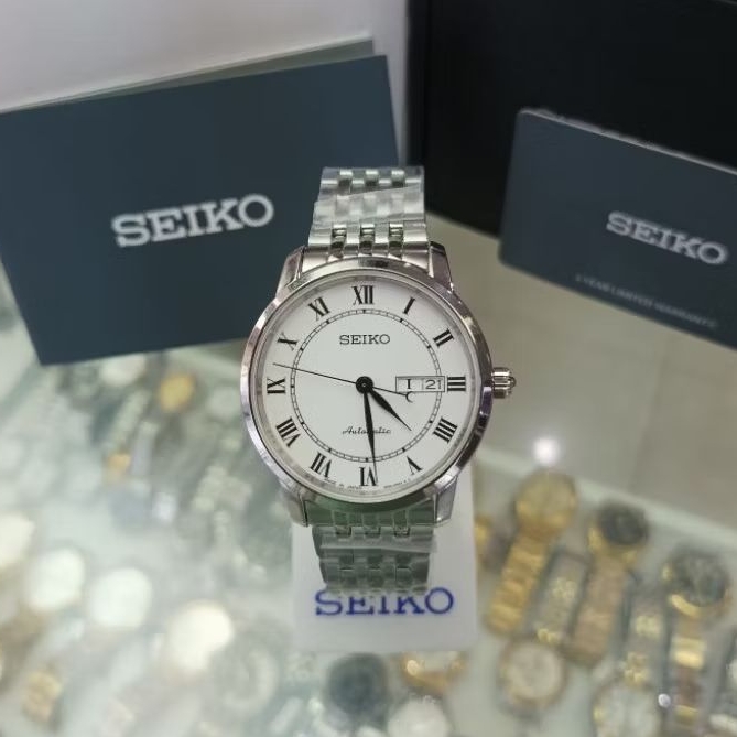 Seiko Presage SRP761J1 Automatic White Dial Stainless Steel Strap
