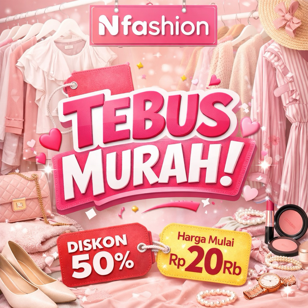 LIVE CUCI GUDANG Baju Wanita Gamis Dress Daster Setelan Rok Kaos Koko Anak Celana Bahan Rayon Twill 