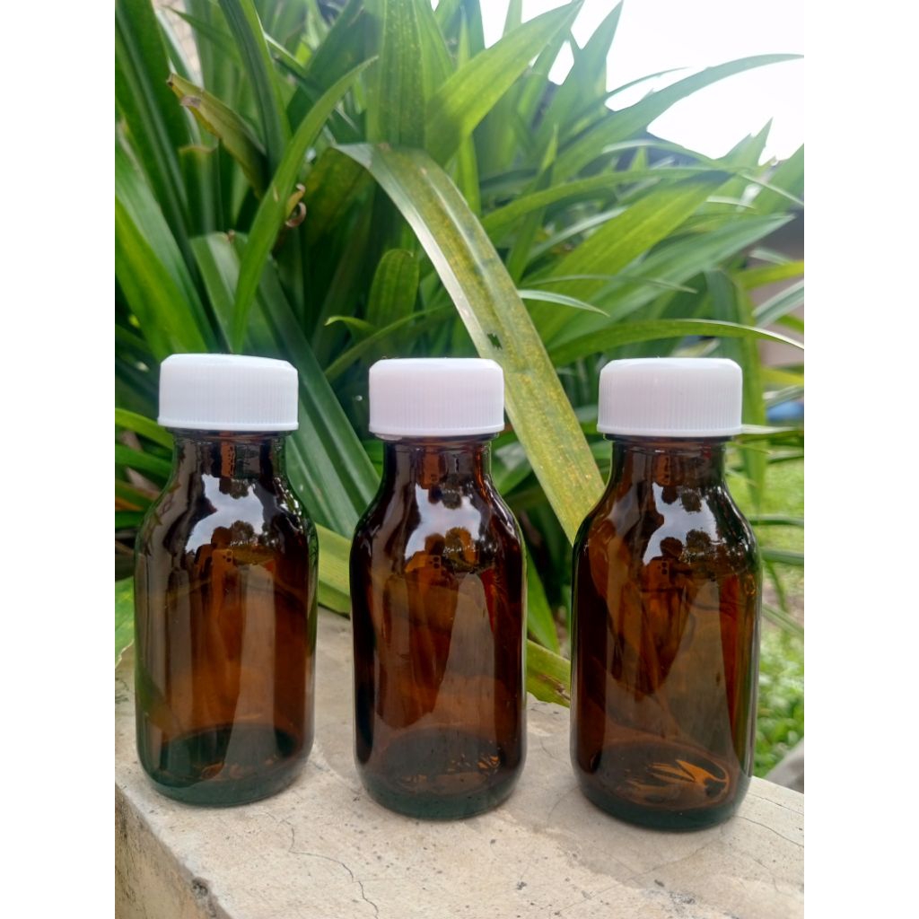 botol kaca coklat 60ml / botol kaca 60ml