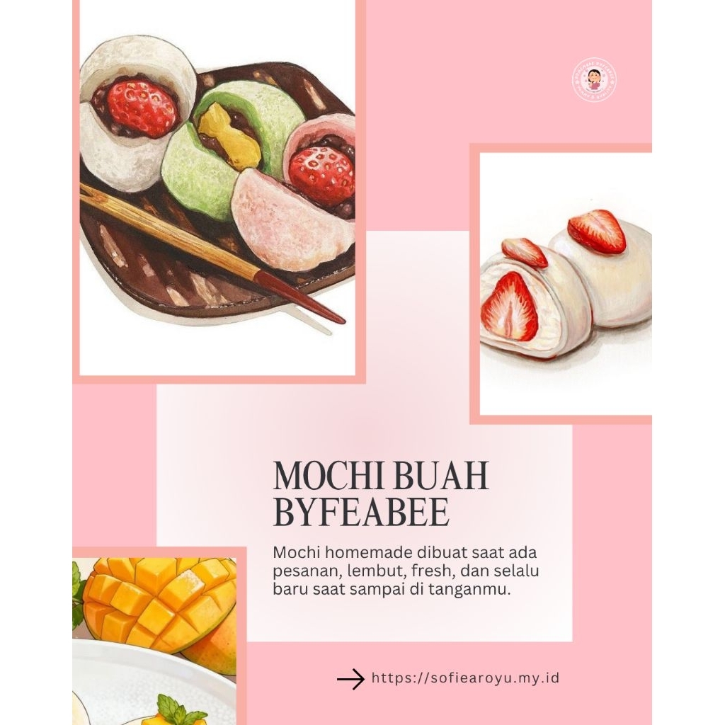 Mochi buah gemoy fresh daerah semarang