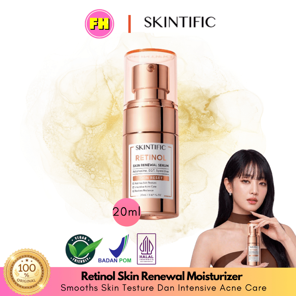 SKINTIFIC Retinol Skin Renewal Serum 20ml / Skintific Retinol Serum FH Beauty