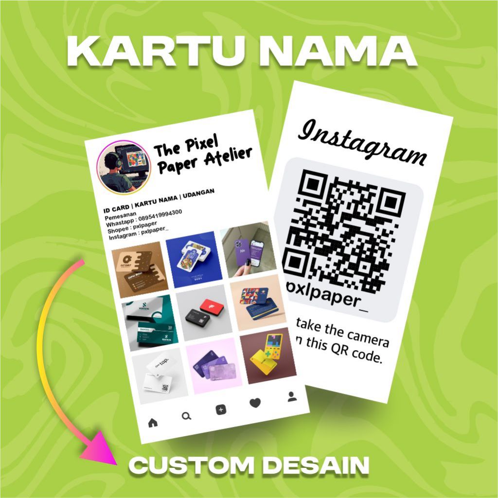 Kartu Nama / Kartu Nama Premium / Kartu Nama Custom