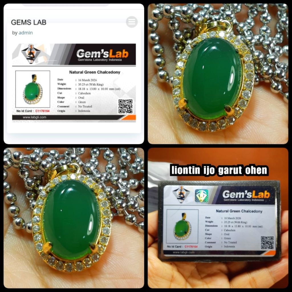 BATU AKIK GARUT OHEN GIWANG KRISTAL + MEMO LAB