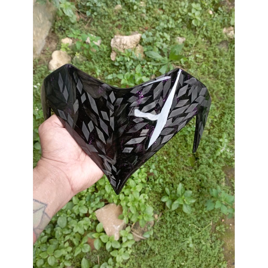VISOR SUPRA X 125 BATMAN KARBON KEVLAR FORGED ORIGINAL