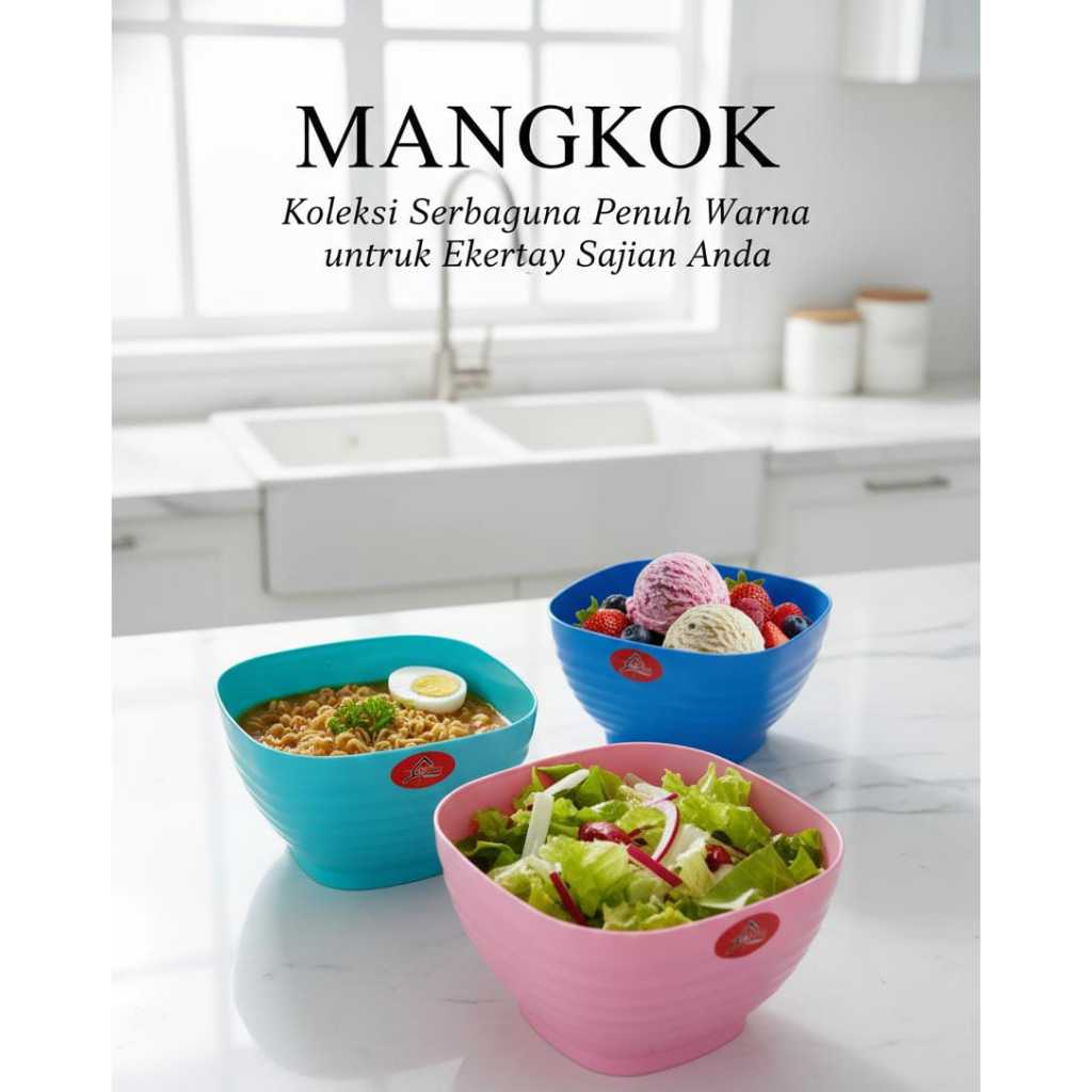 MANGKOK PLASTIK/ MANGKOK ESTETIK/ MANGKOK MIE / MANGKOK TEBAL/MANGKOK WARNA/MANGKOK TERLARIS/MANGKOK