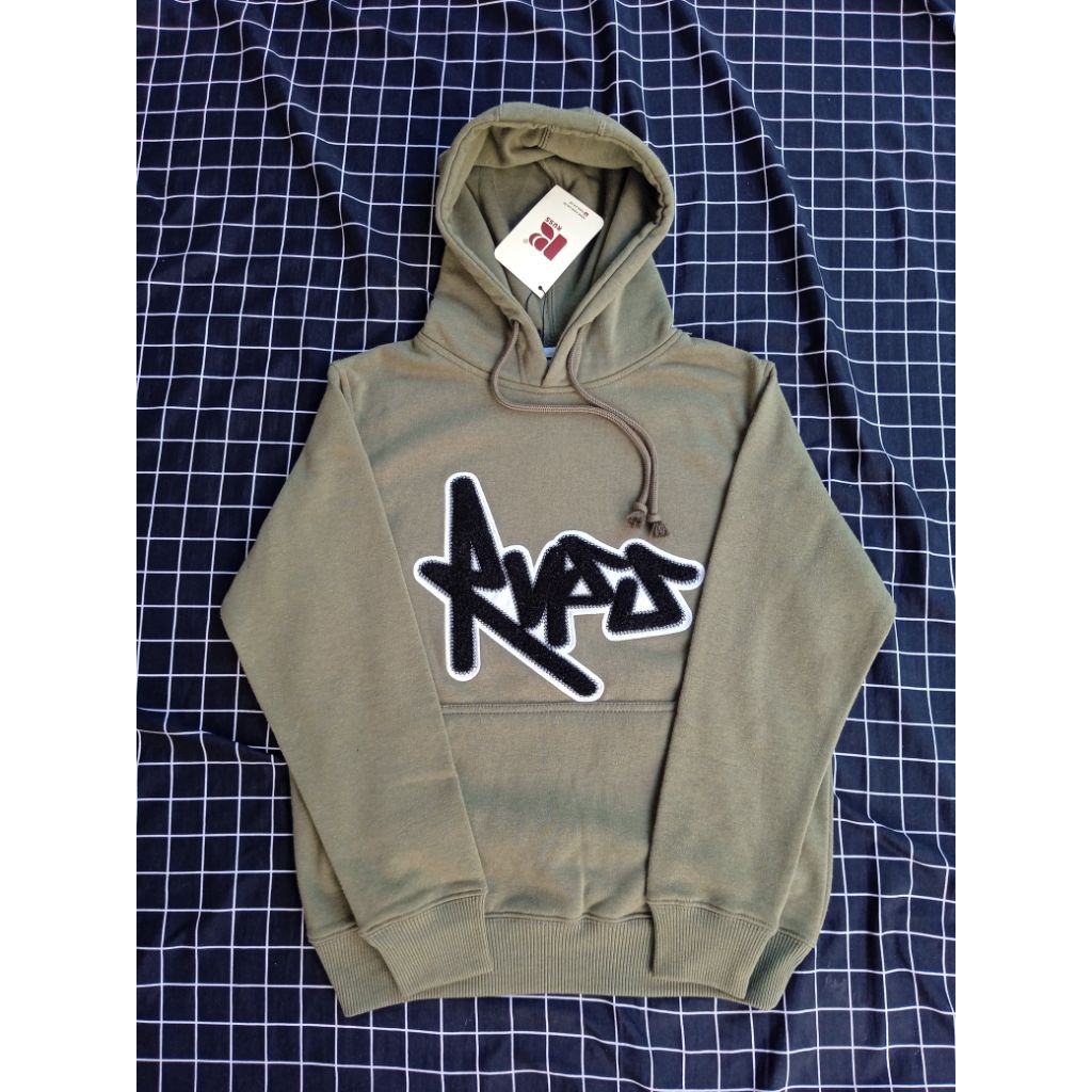 Hoodie russ hijau olive