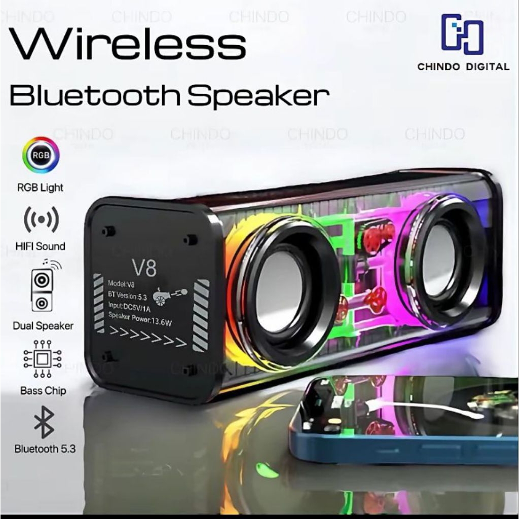 speaker V8 Bluetooth