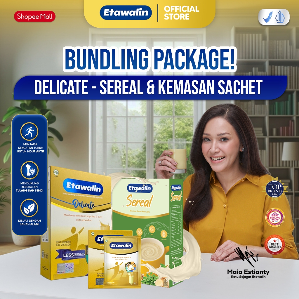 Paket Bundling Gratis Sachet - Etawalin Sereal & Susu Etawalin Delicate
