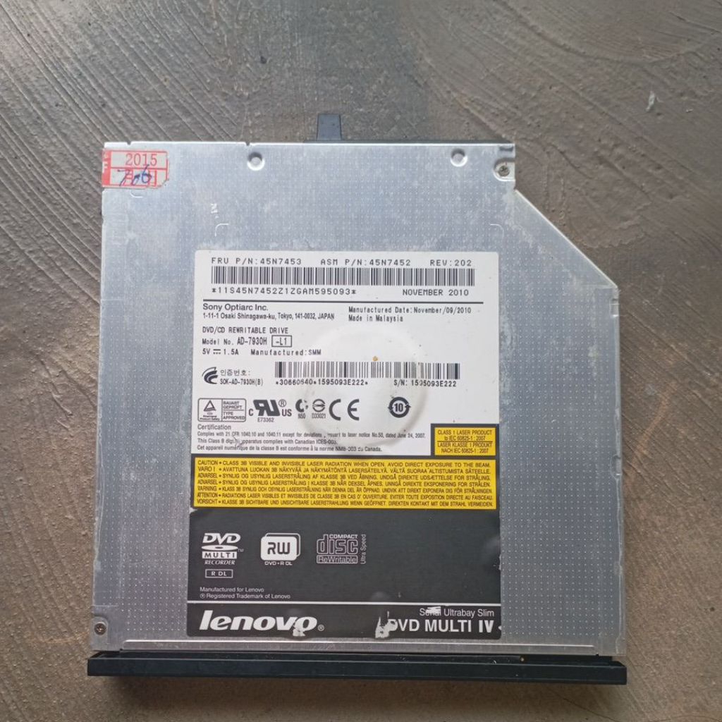 DVD Laptop Lenovo Thinkpad T410