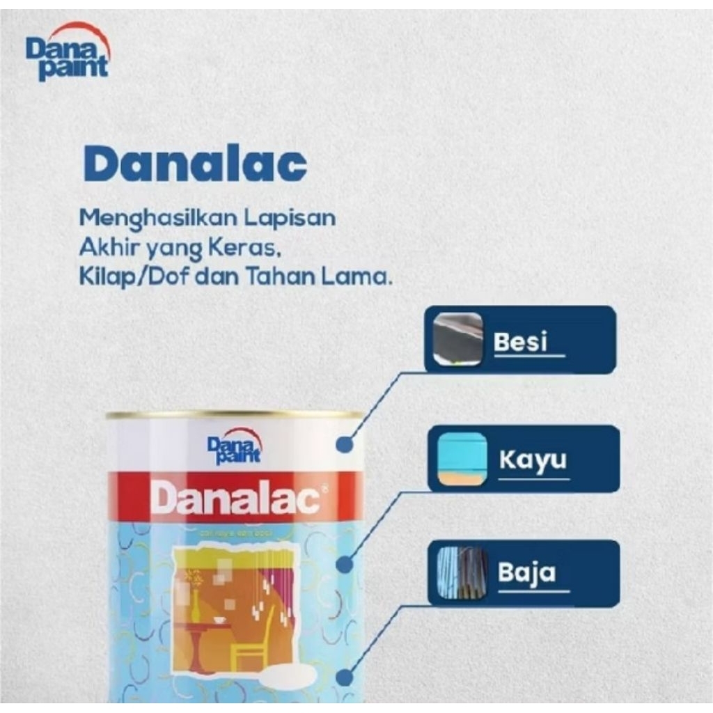Danapaint Danalac Cat Kayu & Besi 1 Lt
