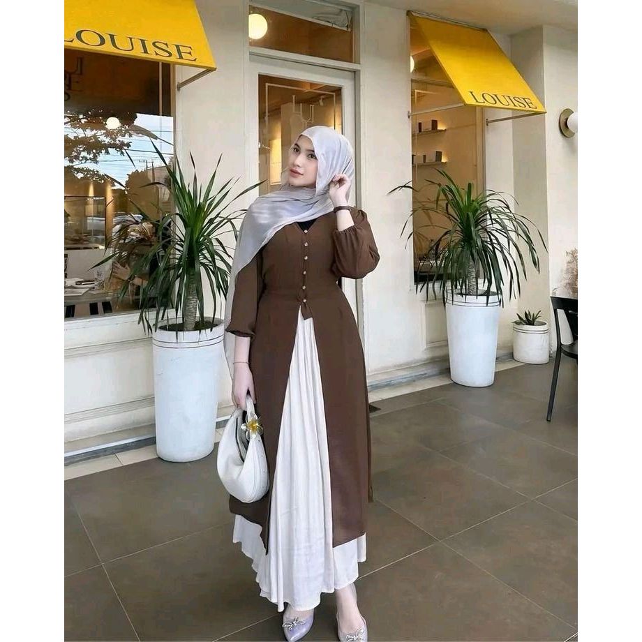 Tunik Bora  Wanita Crinkle Premium Adem dan Nyaman Dipakai Seharian