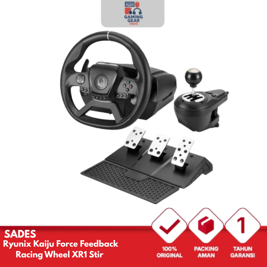 Sades Ryunix Kaiju Force Feedback Racing Wheel XR1 Stir