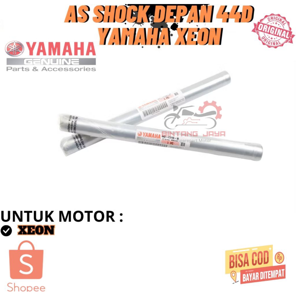 100% original AS SHOCK DEPAN YAMAHA XEON KARBU / XEON RC 44D ORIGINAL - Pipa Shockbreaker Xeon Lama