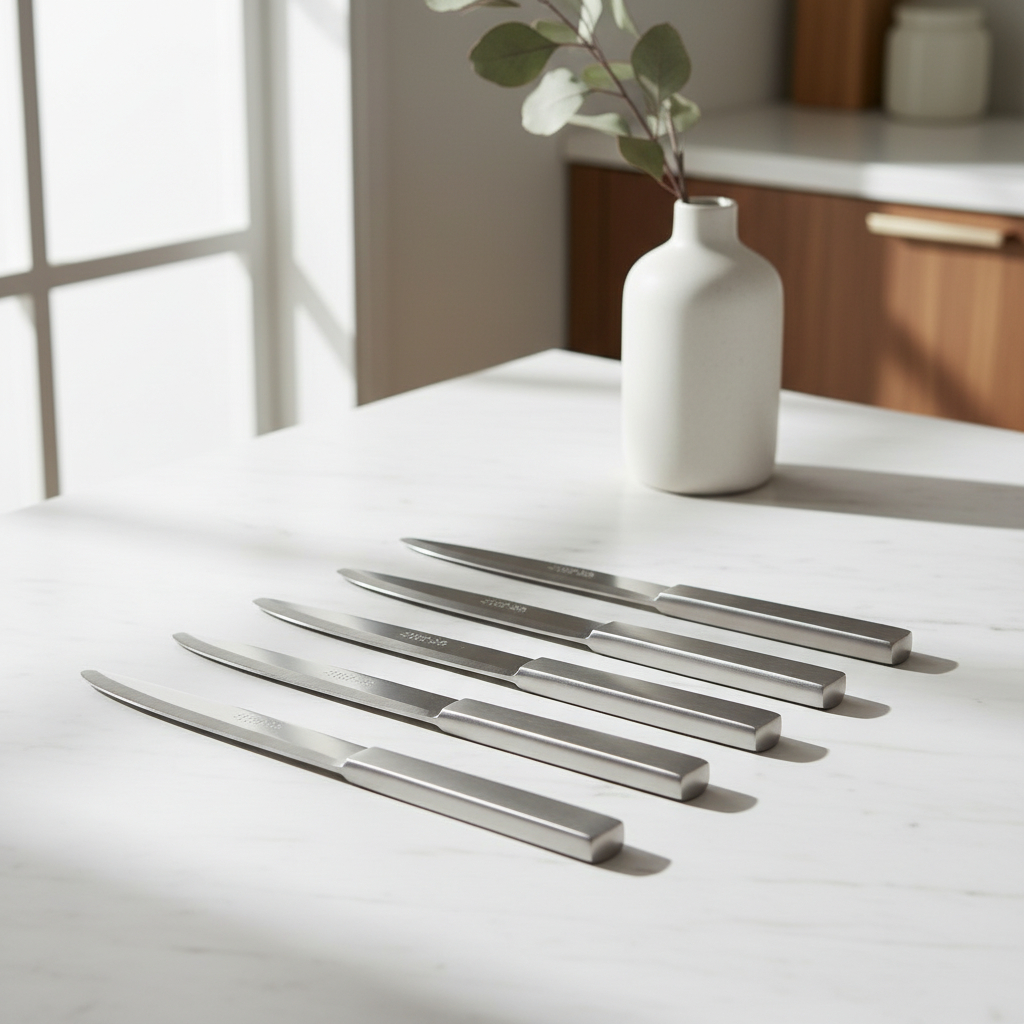 Set Pisau Dapur Stainless Steel 5 PCS 30 cm – Tajam, Kuat & Multifungsi