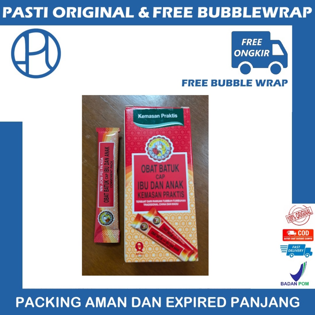PER SACHET OBAT BATUK CAP IBU DAN ANAK KEMASAN PRAKTIS