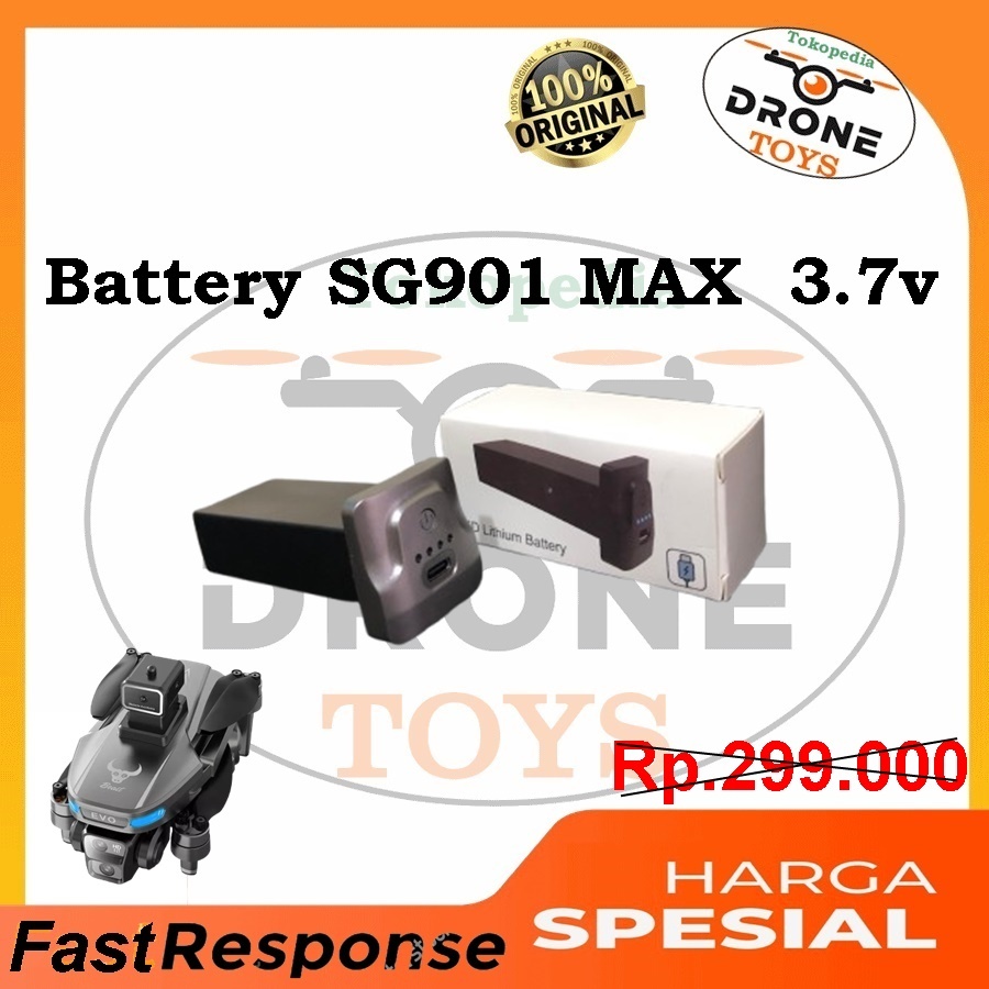 Battery Drone SG901 Max 3.7V 3800mAh Li-ion Baterai Original