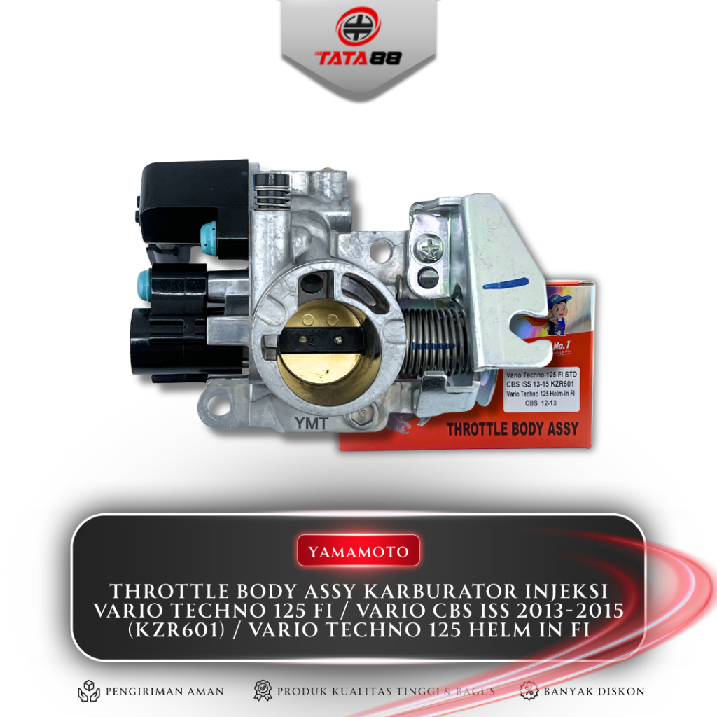 THROTTLE BODY ASSY KARBURATOR INJEKSI VARIO TECHNO 125 FI / VARIO CBS ISS 2013-2015 KZR601 / VARIO T