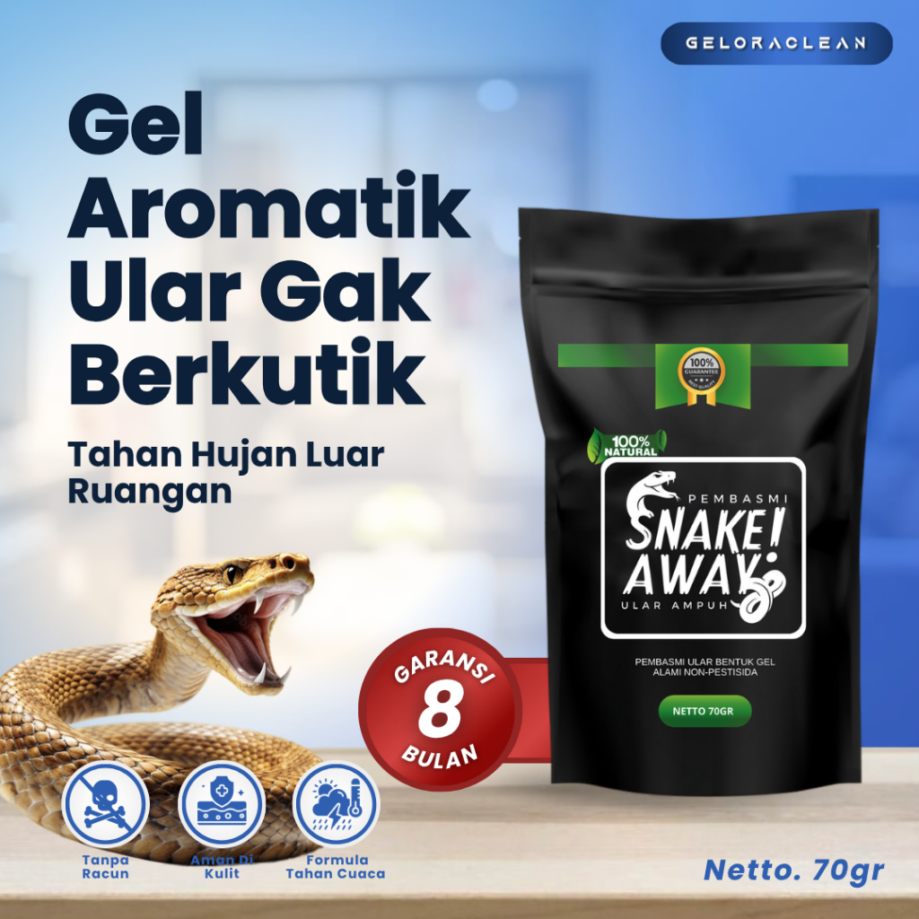 SNAKE AWAY Racun Pembasmi Ular Pengusir Ular Racun umpan berbentuk makanan basmi ular sampai tuntas
