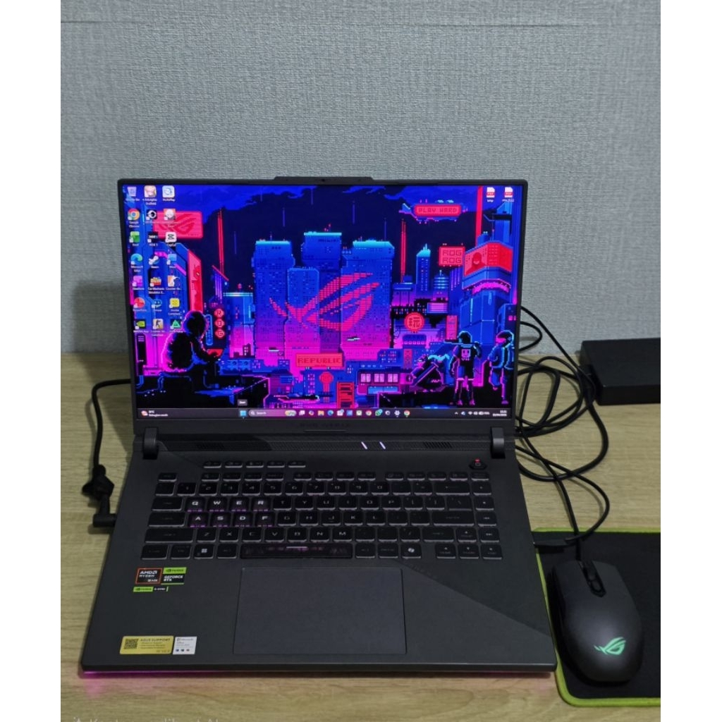 ASUS ROG STRIX G16 G614PM RYZEN 9 8940HX RTX 5060 SECOND RESMI