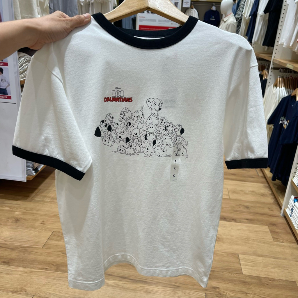 Tshirt Uniqlo Man MFA 101 DALMATIANS 00 white