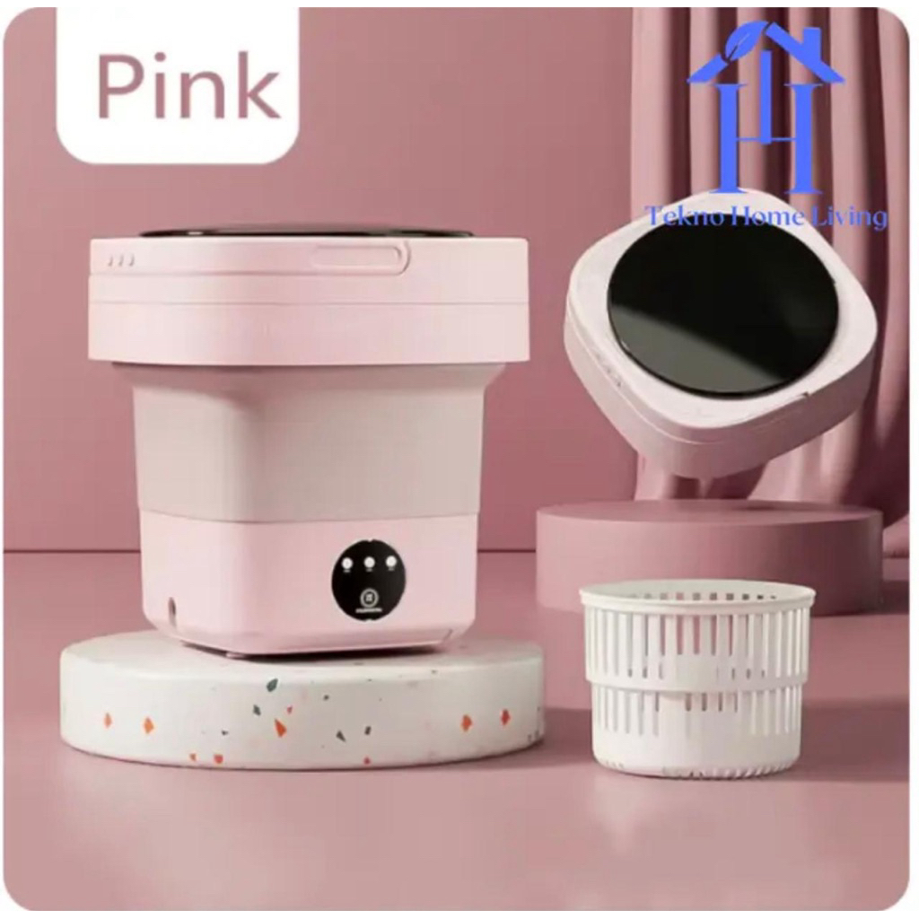 Mesin Cuci Mini Portable Lipat