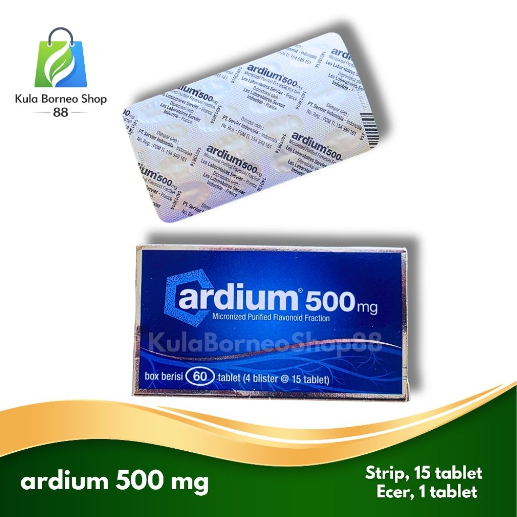 Ardium 500 mg (Ecer 1 Tablet/Biji)