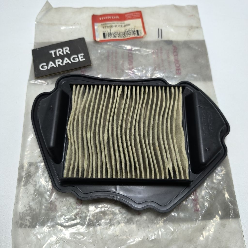 Filter saringan box Udara Motor Honda Supra x125 x 125 helm in fi injeksi KYZ KYZ  ORIGINAL AHM