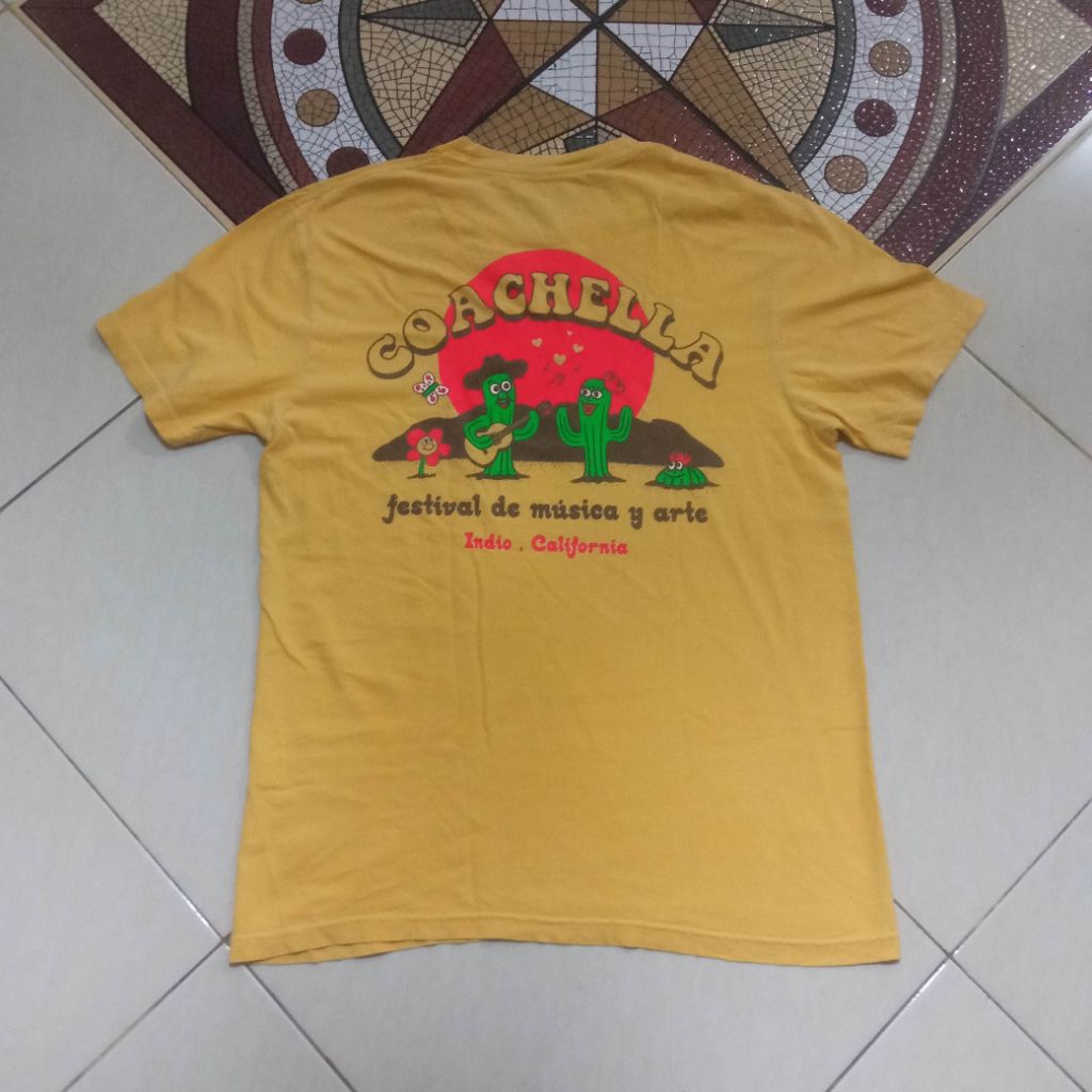 Tshirt Kaos Band Festival Coachella Official