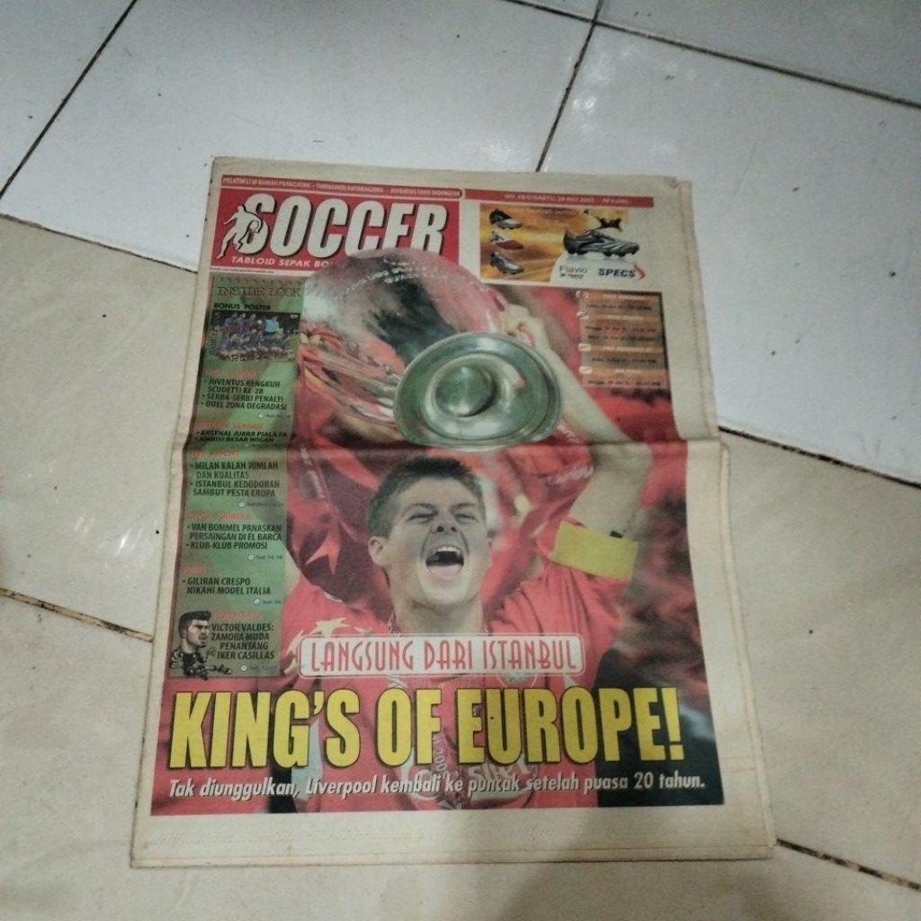 Tabloid soccer no 48 tahun 2005 king s of erope
