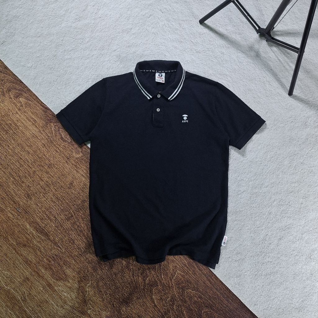 Polo Shirt Aape by A Bathing Ape Preloved