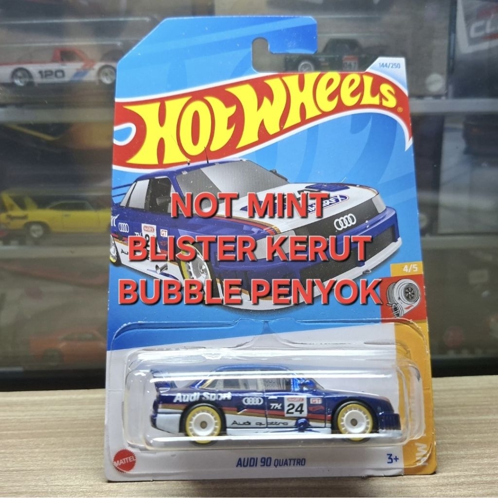 Hot Wheels Audi 90 Quattro - Not Mint/Bubble Crack - Super Treasure Hunt - THS - STH - Hotwheels Ori