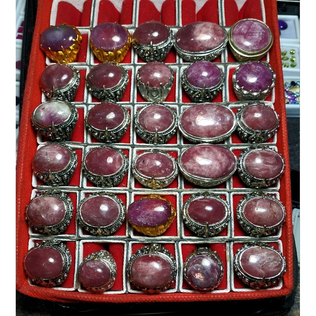 cincin ruby pigeon blood jumbo